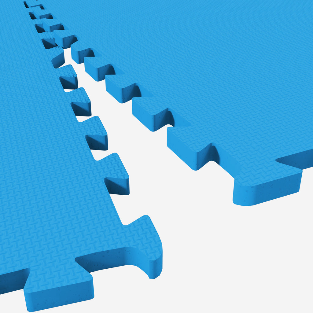Treenimatto / Palamatto, 8 Palaa 60x60x1,2cm EVA-Vaahtomuovi Sininen