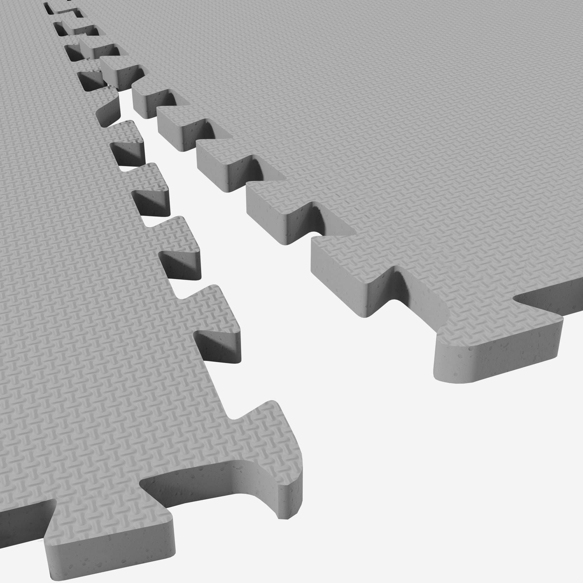 Treenimatto / Palamatto, 8 Palaa 60x60x1,2cm EVA-Vaahtomuovi Harmaa