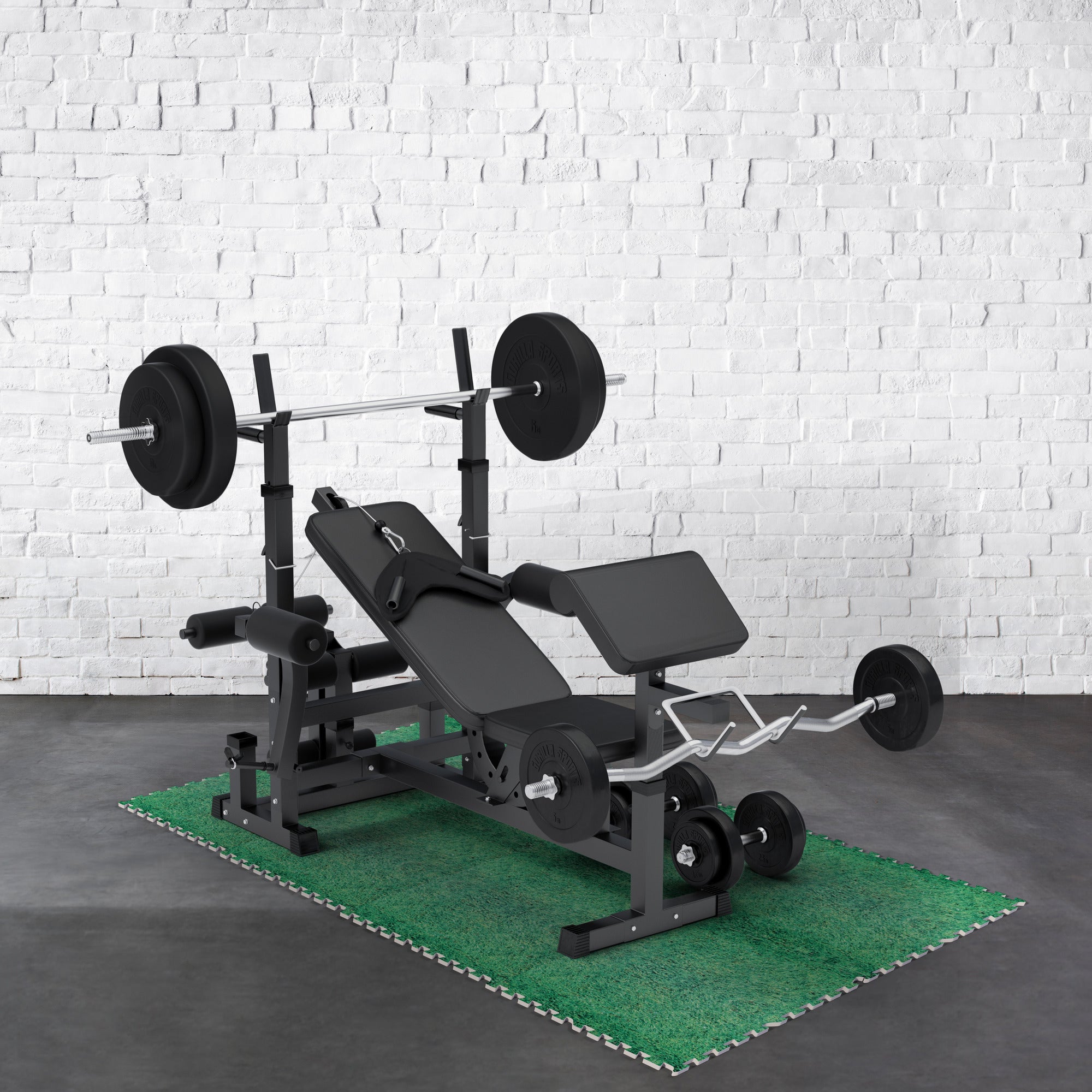 Treenimatto / Palamatto, 8 Palaa 60x60x1,2cm EVA-Vaahtomuovi Ruohokuosi