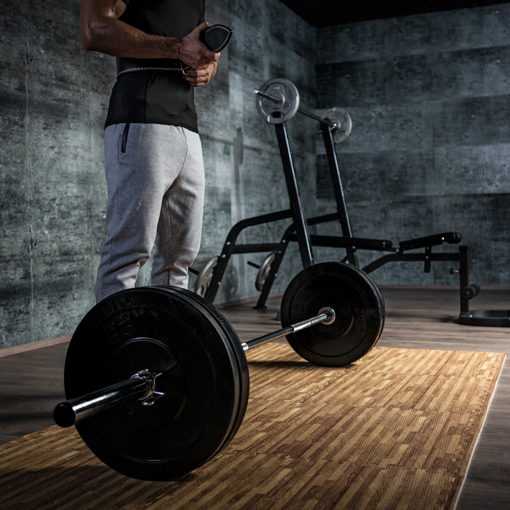 Treenimatto / Palamatto, 8 Palaa 60x60x1,2cm EVA-Vaahtomuovi Puukuosi