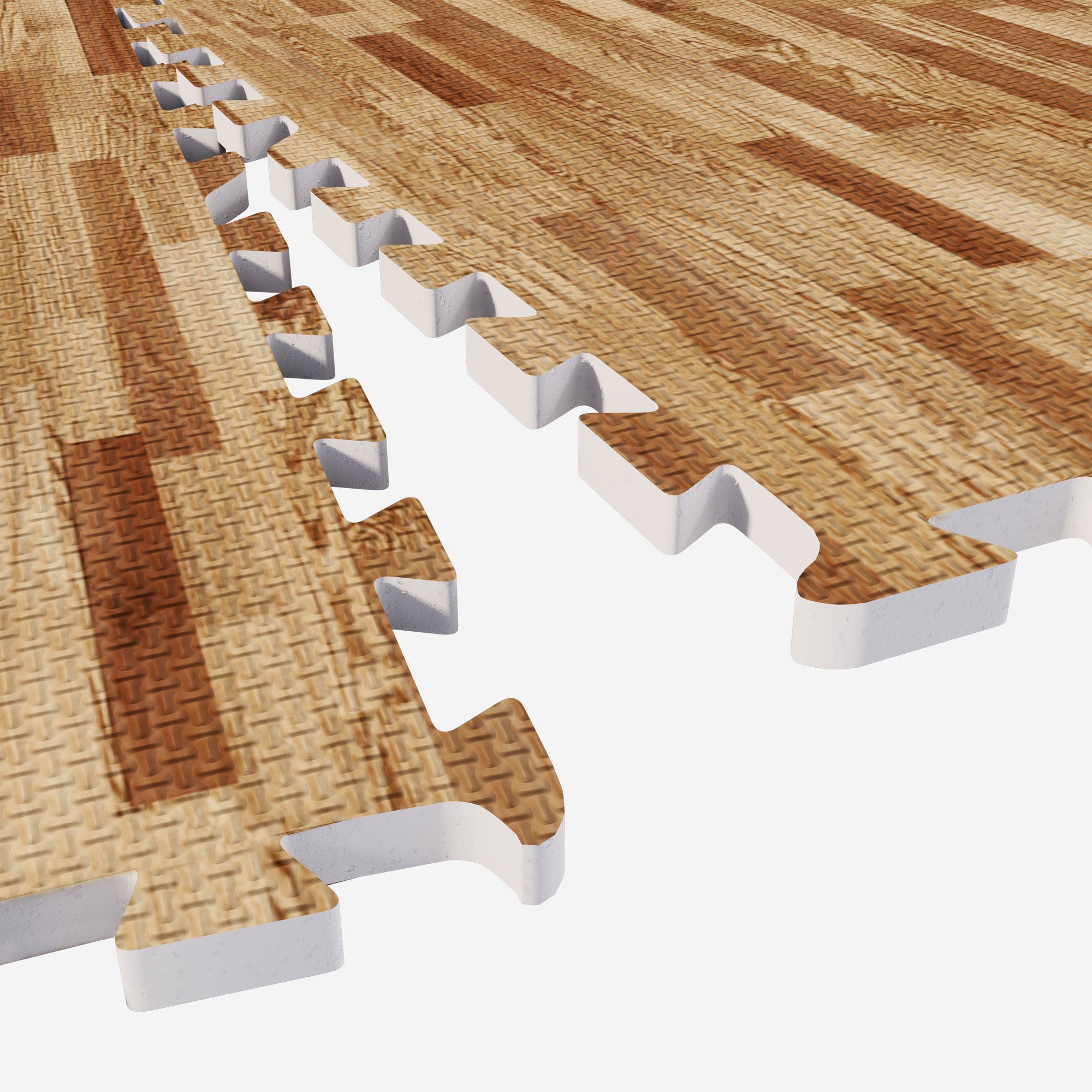 Treenimatto / Palamatto, 8 Palaa 60x60x1,2cm EVA-Vaahtomuovi Puukuosi