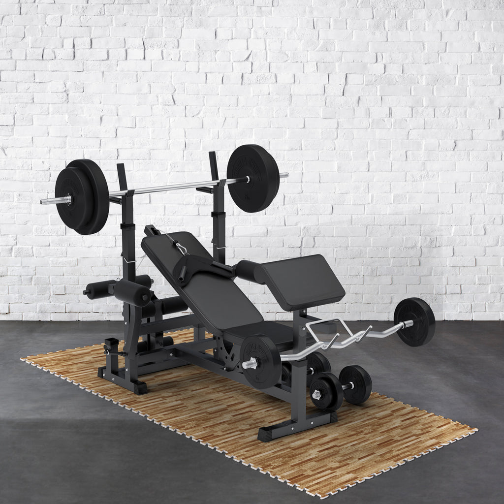 Treenimatto / Palamatto, 8 Palaa 60x60x1,2cm EVA-Vaahtomuovi Puukuosi