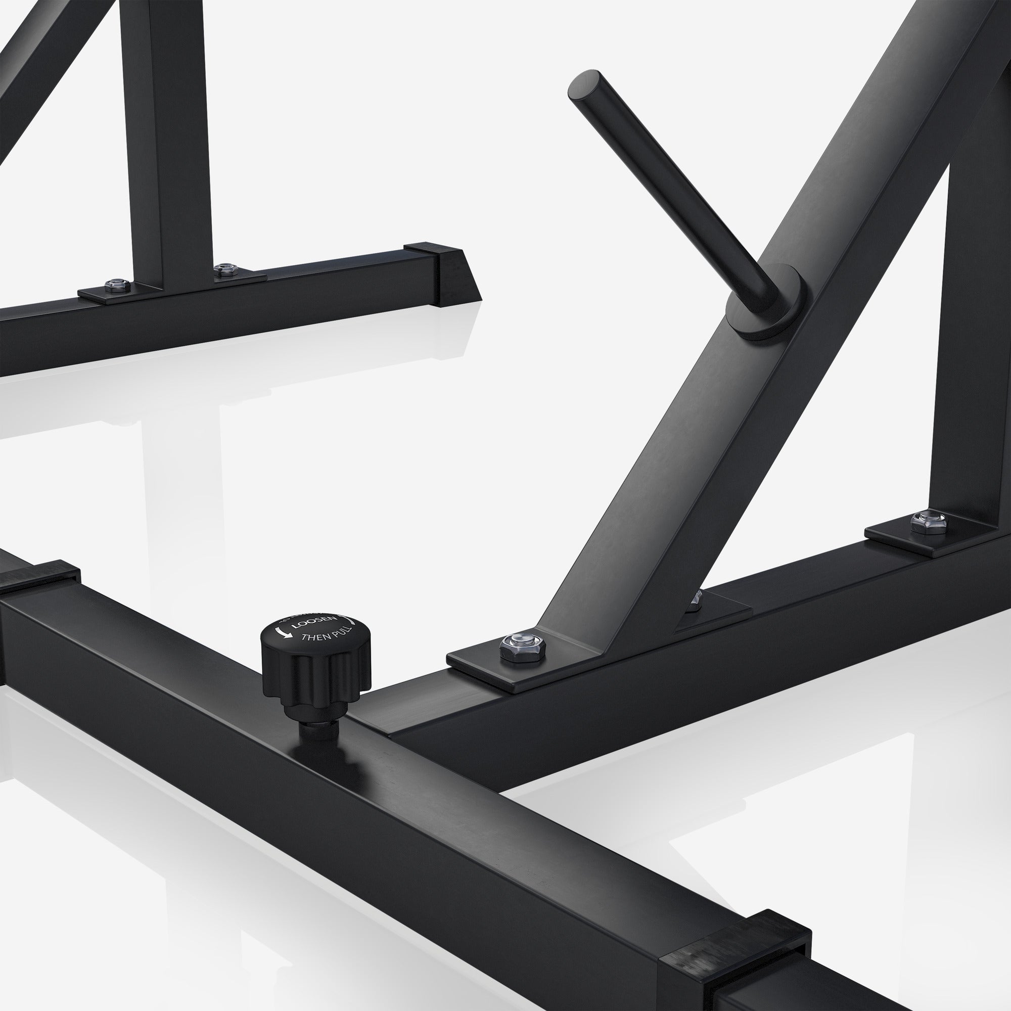 Säädettävä Kyykkyteline – Squat Rack Dippikahvoilla ja Turvaraudoilla, 250 kg