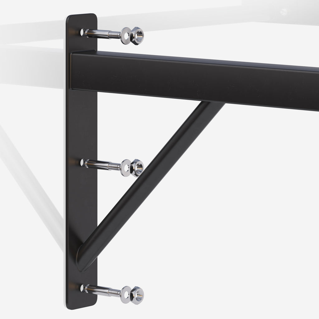 Leuanvetotanko Seinään 121x61x40cm Max. 150kg Teräs Musta