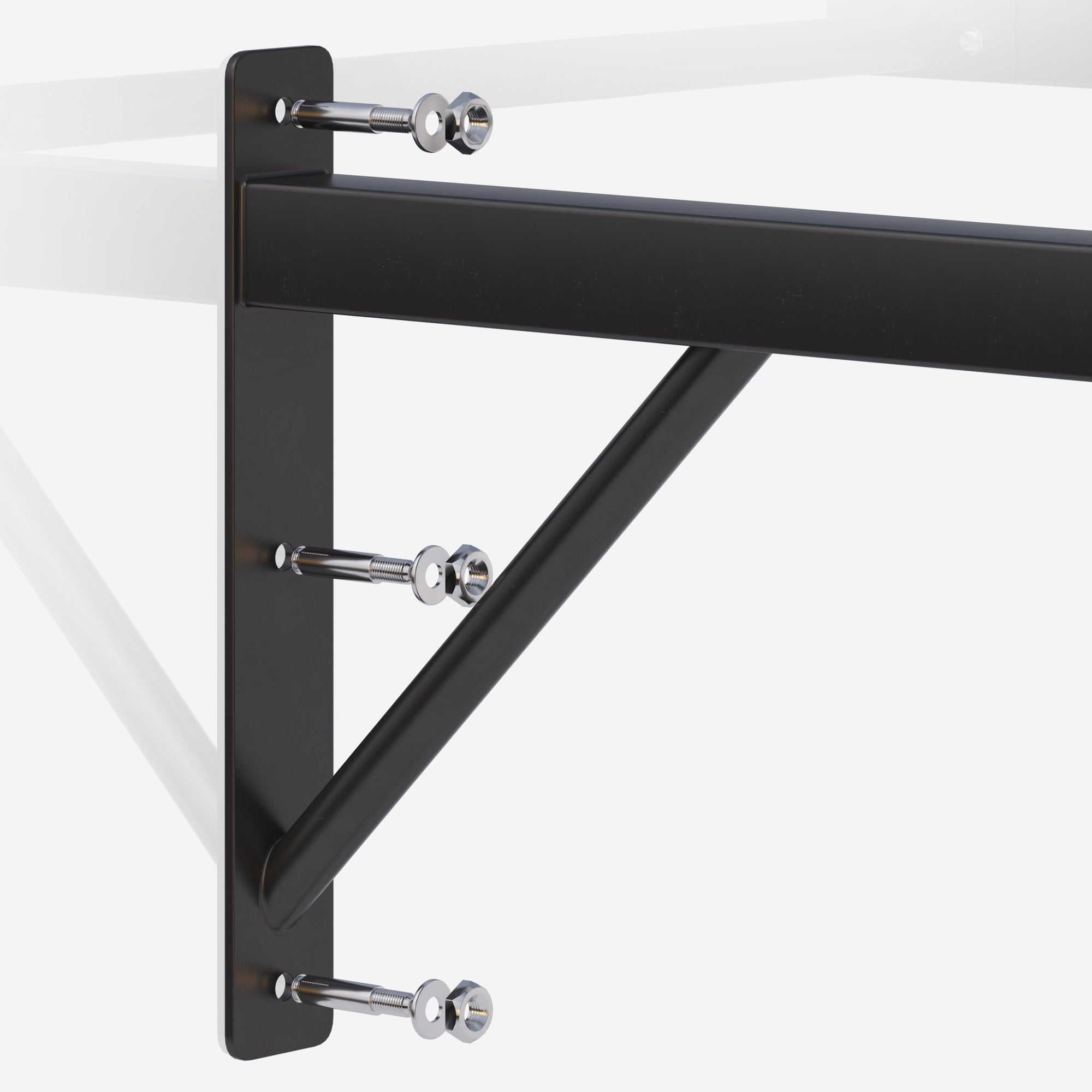 Leuanvetotanko Seinään 121x61x40cm Max. 150kg Teräs Musta