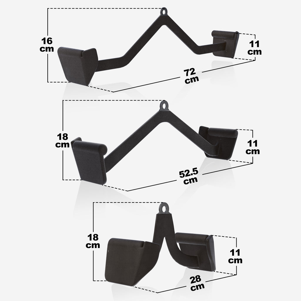 Taljakahvapaketti Kumipinnoite / Kapea Taljakahva + Soutukahva + Leveä Ylätaljatanko