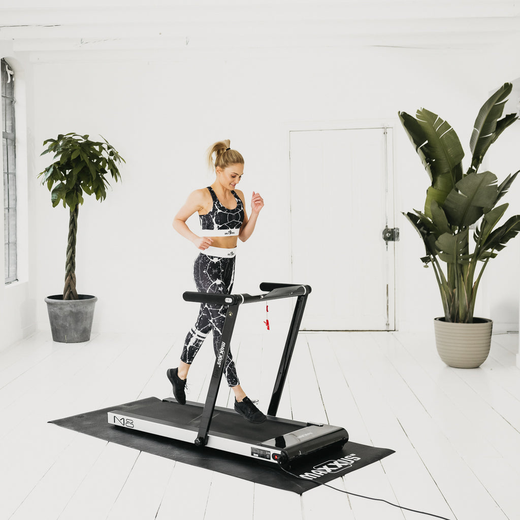 MAXXUS Suojamatto Kuntosalilaitteille 210x100x0,5cm Musta