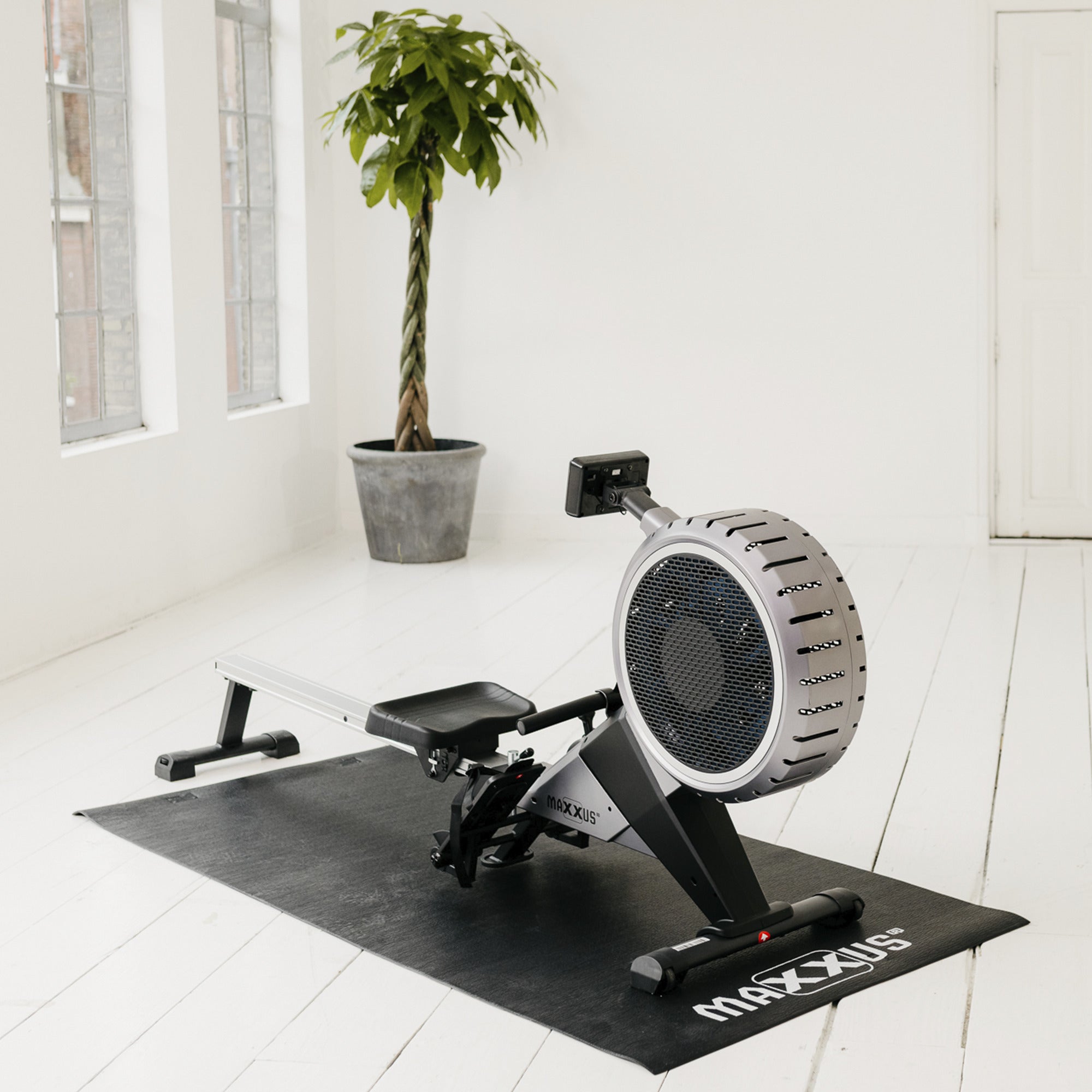 MAXXUS Suojamatto Kuntosalilaitteille 210x100x0,5cm Musta