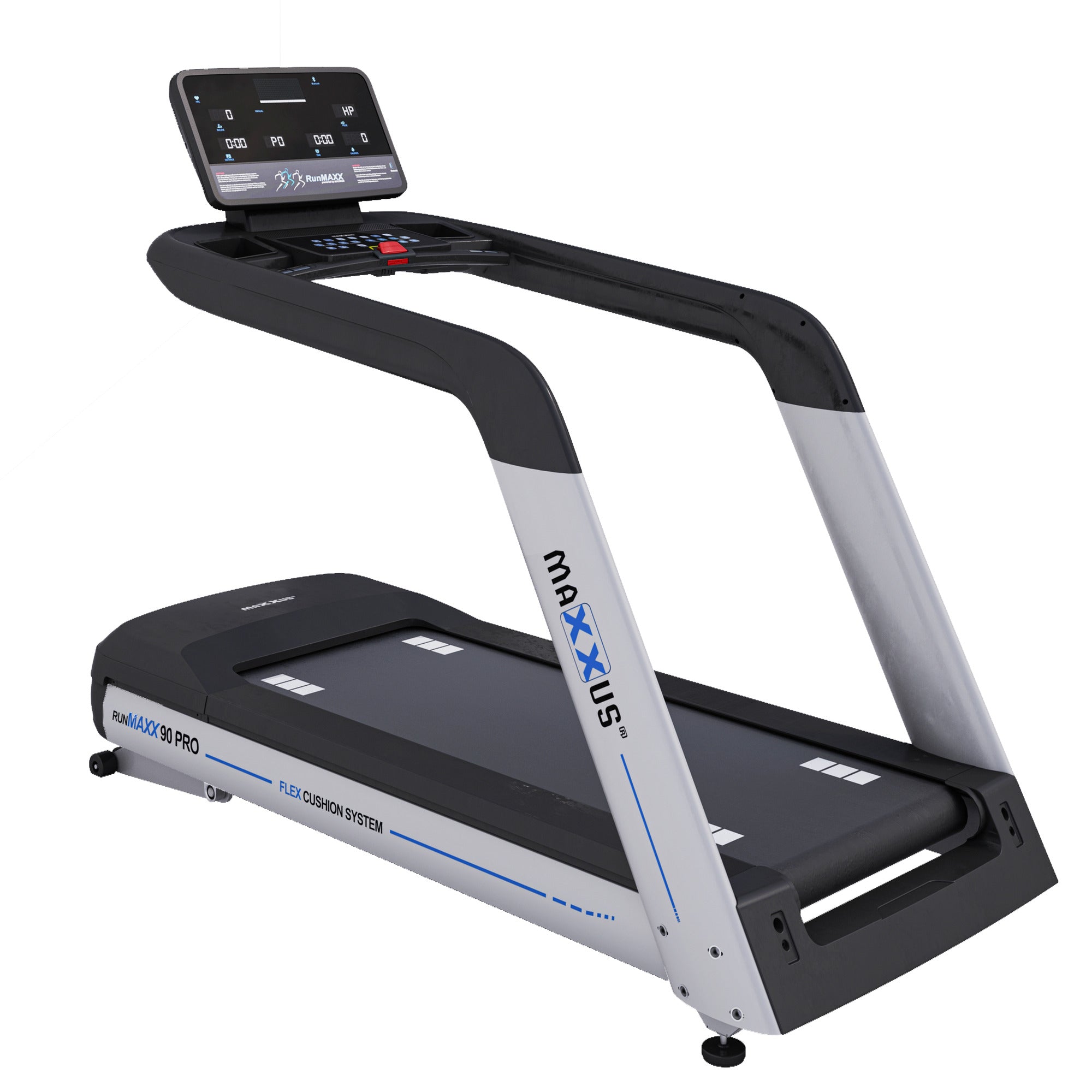 MAXXUS Juoksumatto RunMaxx 90 Pro LCD-Näytöllä Kaksoispehmustejärjestelmällä Max. 150kg