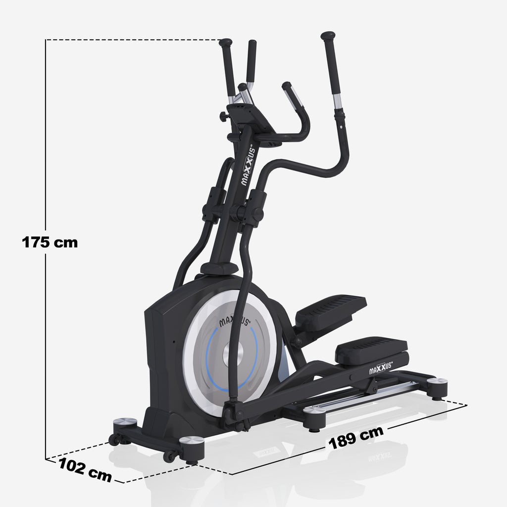 MAXXUS Crosstrainer CX 7.8 Magneettivastuksella 26kg Vauhtipyörällä