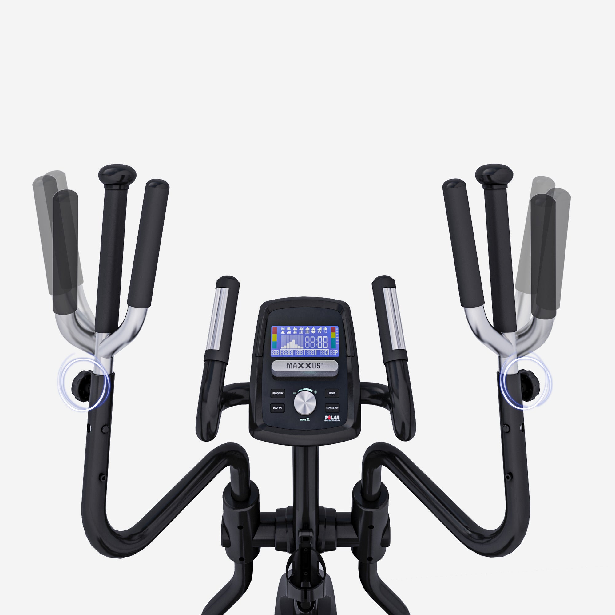 MAXXUS Crosstrainer CX 7.8 Magneettivastuksella 26kg Vauhtipyörällä