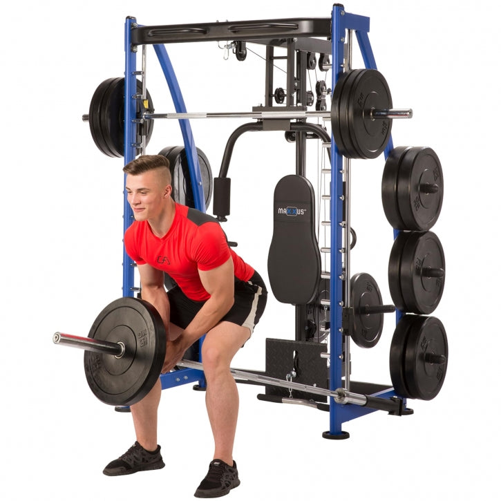 MAXXUS Smith-Laite 8.1 / Kuntokeskus Säädettävällä Painopenkillä Ø 50/51mm Levypainoille