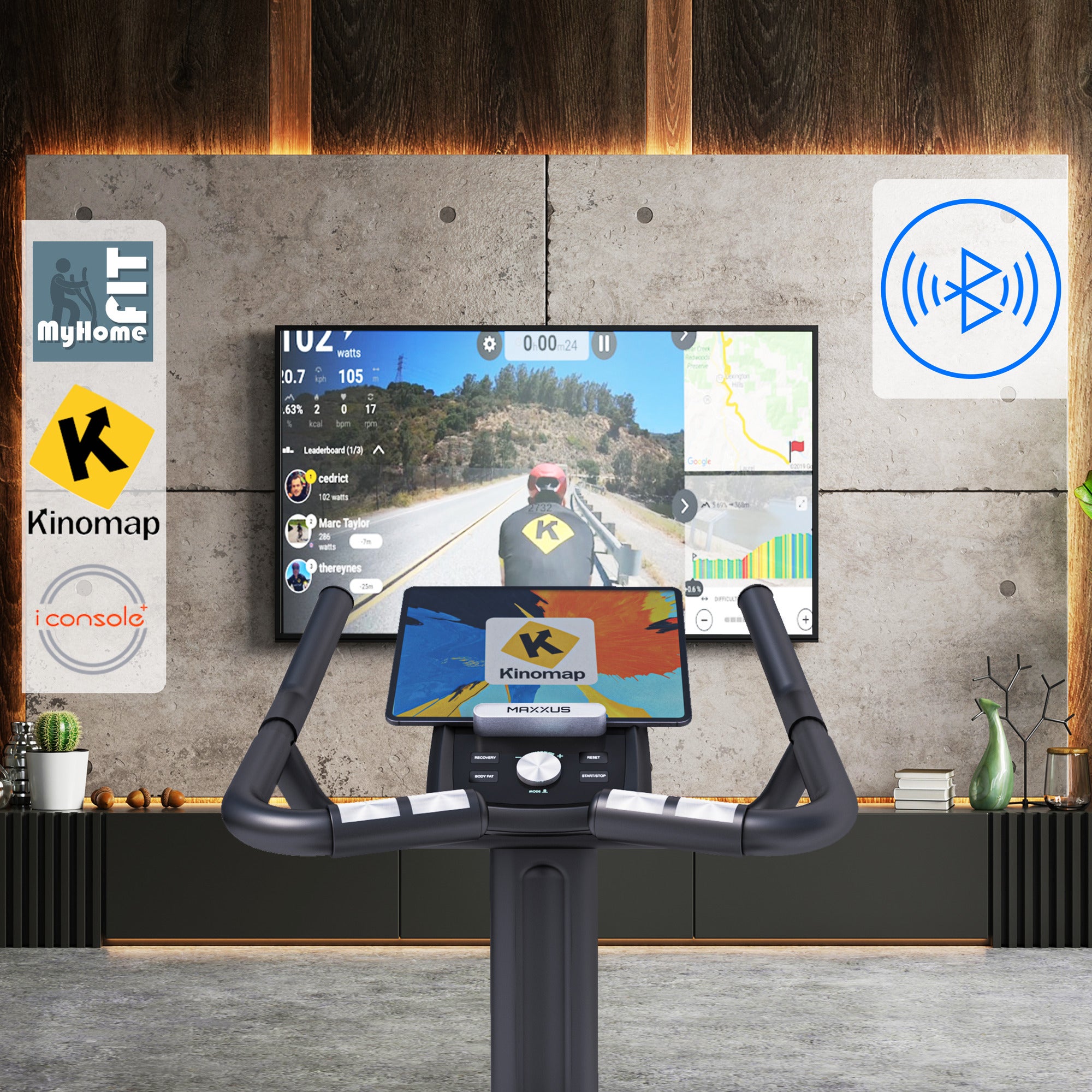 MAXXUS Kuntopyörä 4.2 Korkeussäädettävä Ajotietokoneella 9kg Vauhtipyörällä