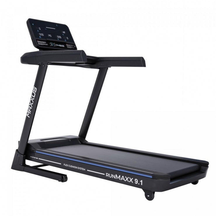 Juoksumatto MAXXUS 9.1 – Kokoontaitettava, XXL Juoksupinta, 20 km/h, Kaltevuudensäätö – max. 140 kg