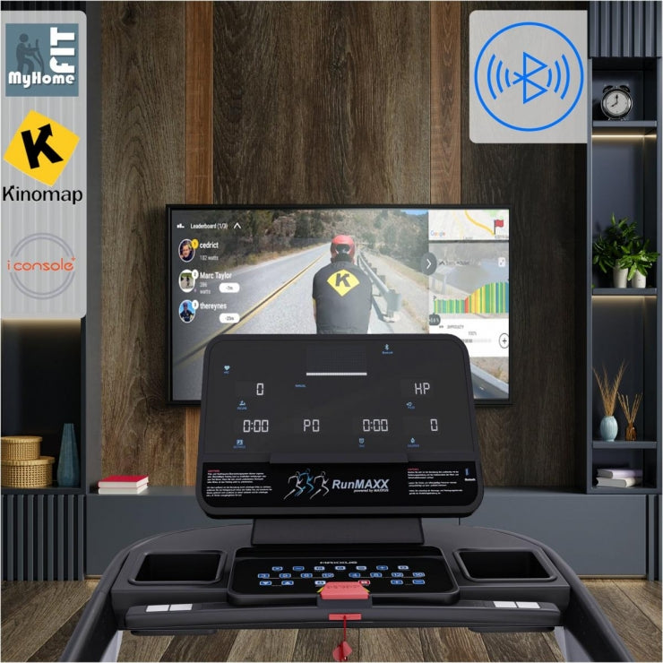 Juoksumatto MAXXUS 9.1 – Kokoontaitettava, XXL Juoksupinta, 20 km/h, Kaltevuudensäätö – max. 140 kg