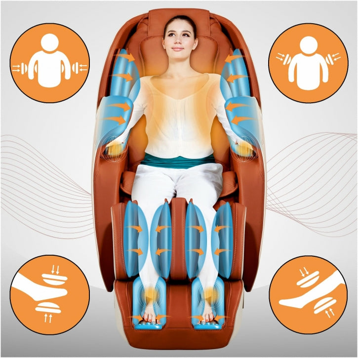 MX 8.0 Hierontatuoli Shampanja