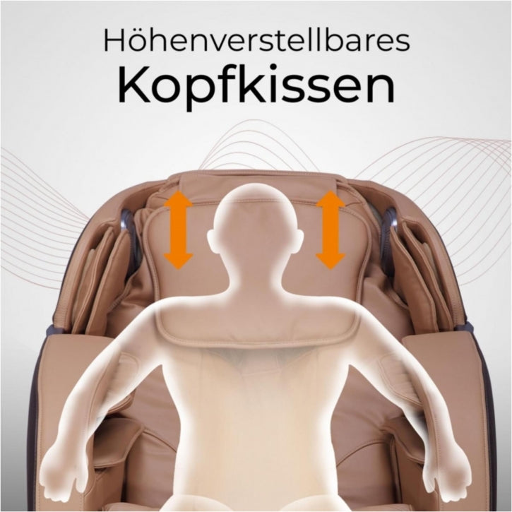 MX 8.0 Hierontatuoli Ruskea