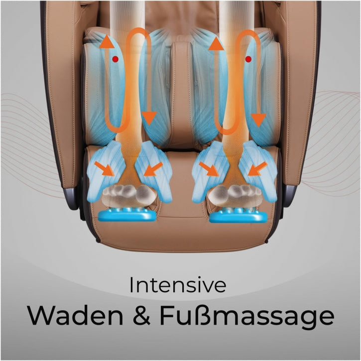 MX 8.0 Hierontatuoli Ruskea