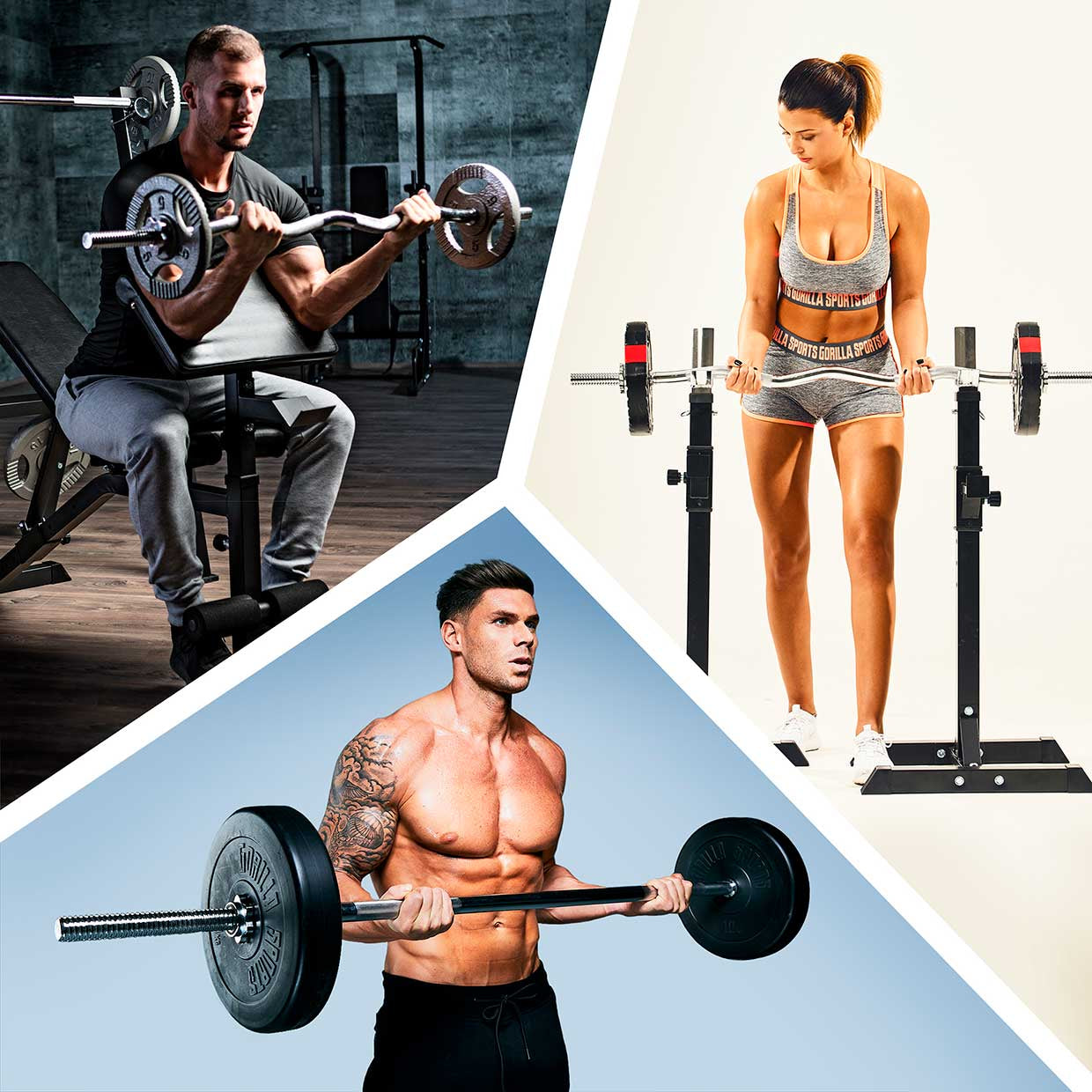 EZ Kulmatanko 120cm, 8kg + Suora Levytanko 170cm, 10kg Kierrelukoilla Ø 30mm, Musta