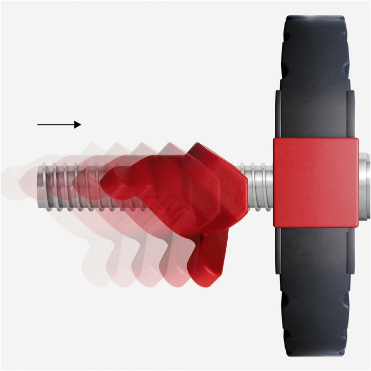 Easy Click -pikalukot Ø 30/31mm Levytangoille, Muovi, 3 Eri Väriä, 2kpl