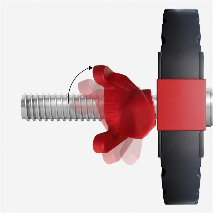 Easy Click -pikalukot Ø 30/31mm Levytangoille, Muovi, 3 Eri Väriä, 2kpl