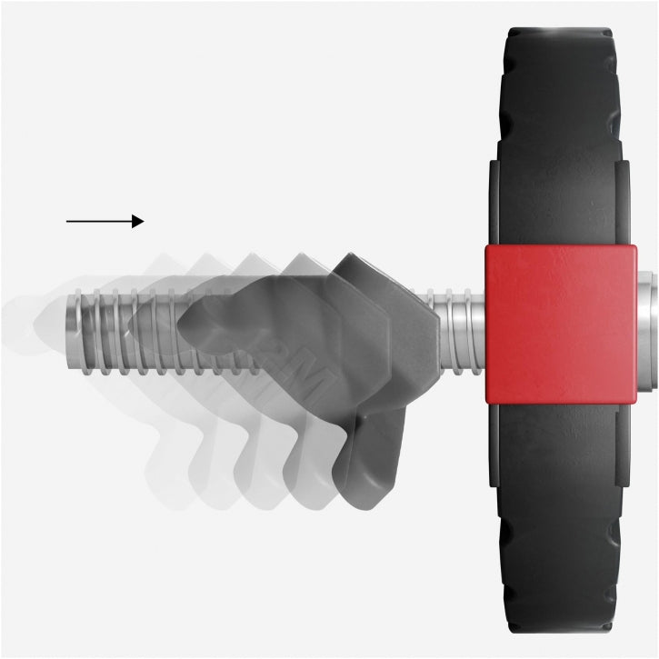 Easy Click -pikalukot Ø 30/31mm Levytangoille, Muovi, 3 Eri Väriä, 2kpl