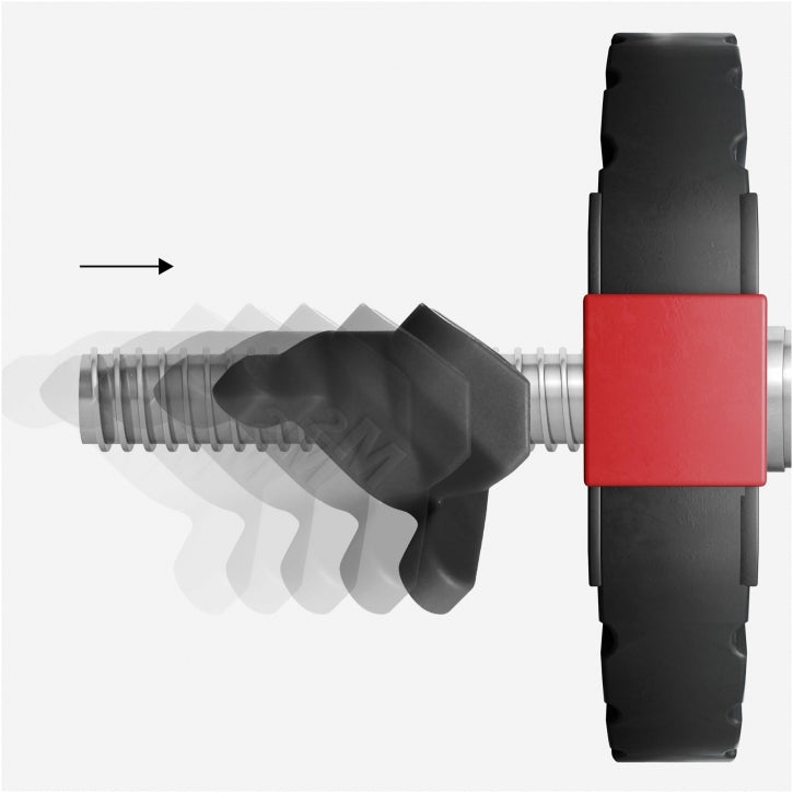 Easy Click -pikalukot Ø 30/31mm Levytangoille, Muovi, 3 Eri Väriä, 2kpl