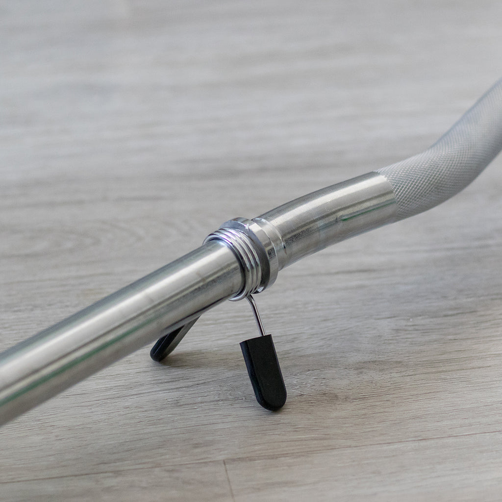 Hauistanko Jousilukoilla EZ Kulmatanko 120cm, Ø 30mm, 8kg Kromi