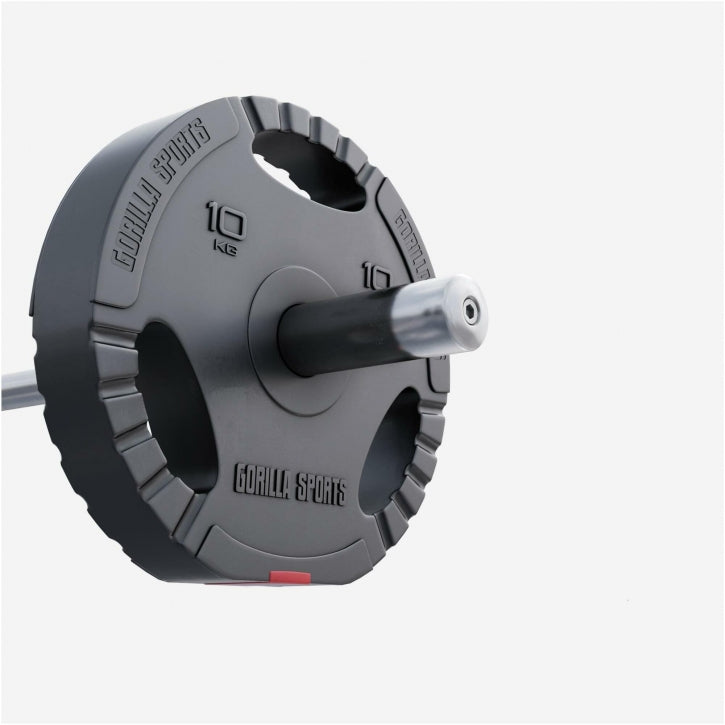 Levypaino 10kg, 50mm Vinyylipaino Otekahvoilla, Musta