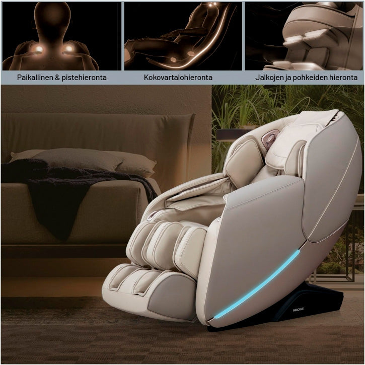 MX 10.0 Hierova Tuoli, Shampanja / Beige