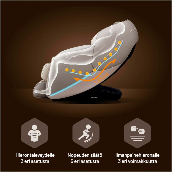 MX 10.0 Hierova Tuoli, Shampanja / Beige