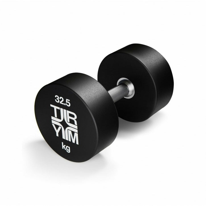 TRYM Kiinteä Käsipaino 20kg - 40kg, Valurauta/CPU, Musta