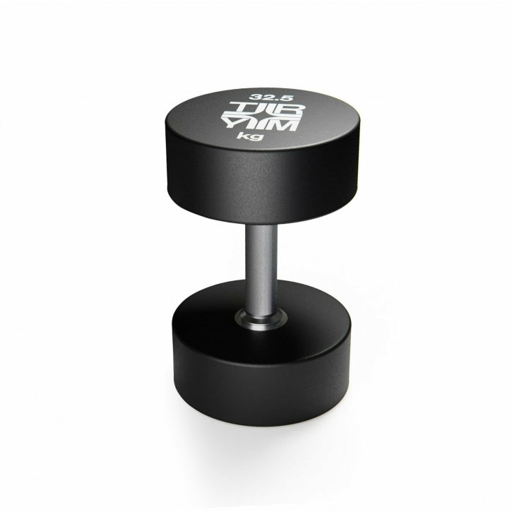 TRYM Kiinteä Käsipaino 20kg - 40kg, Valurauta/CPU, Musta