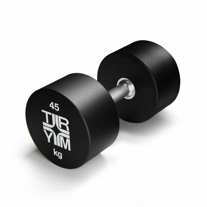 TRYM Kiinteä Käsipaino 20kg - 40kg, Valurauta/CPU, Musta