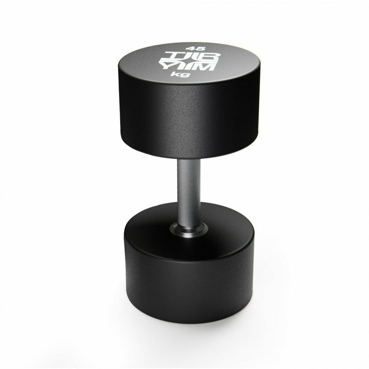 TRYM Kiinteä Käsipaino 20kg - 40kg, Valurauta/CPU, Musta