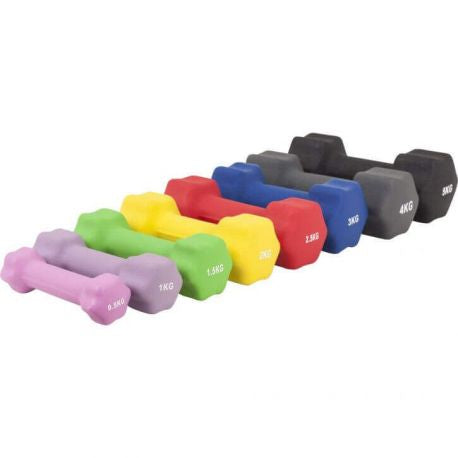 Aerobic käsipainot hexagon 1-10kg