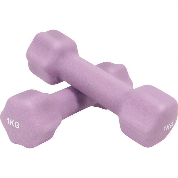 Aerobic käsipainot hexagon 1-10kg