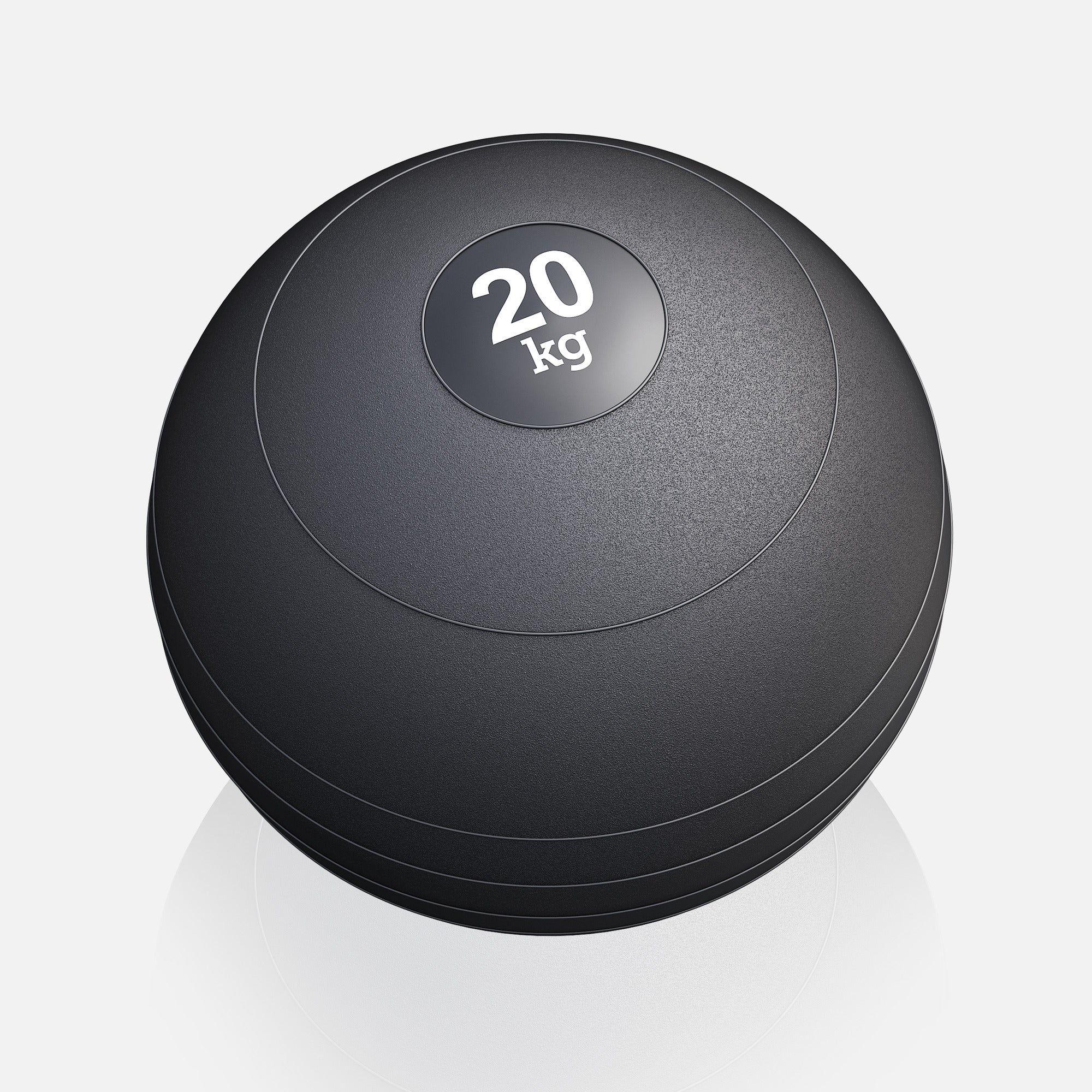 Slam Ball Kuntopallot 3 kg - 20 kg, Musta, Kumi