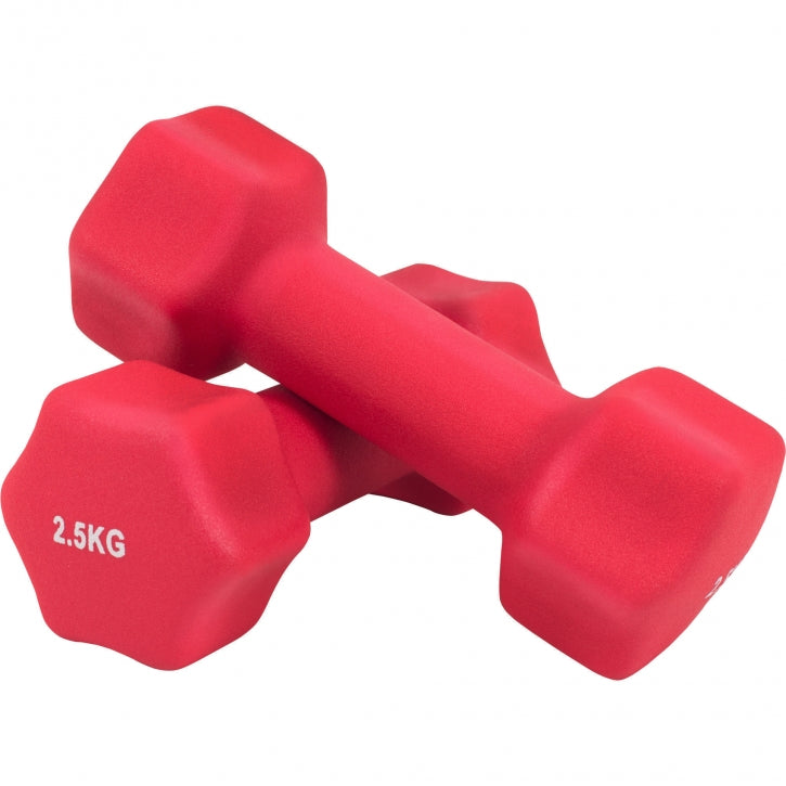 Aerobic käsipainot hexagon 1-10kg