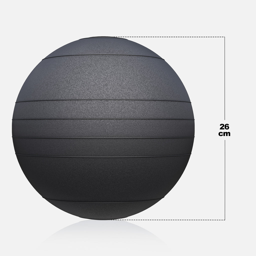 Slam Ball Kuntopallot 3 kg - 20 kg, Musta, Kumi