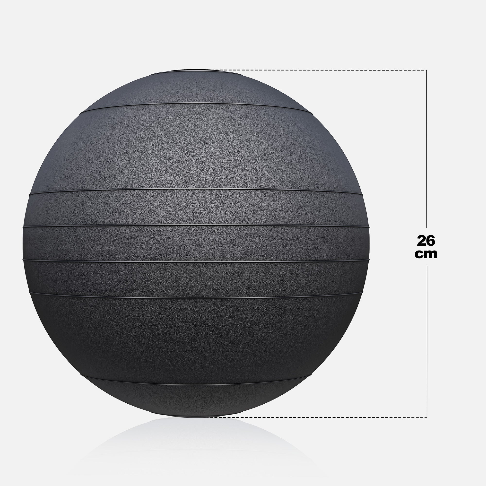 Slam Ball Kuntopallot 3 kg - 20 kg, Musta, Kumi
