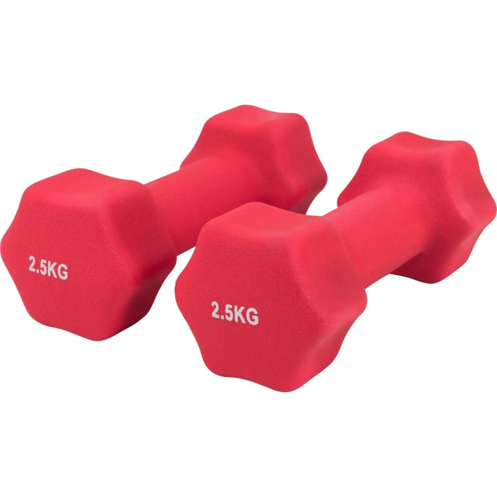 Aerobic käsipainot hexagon 1-10kg