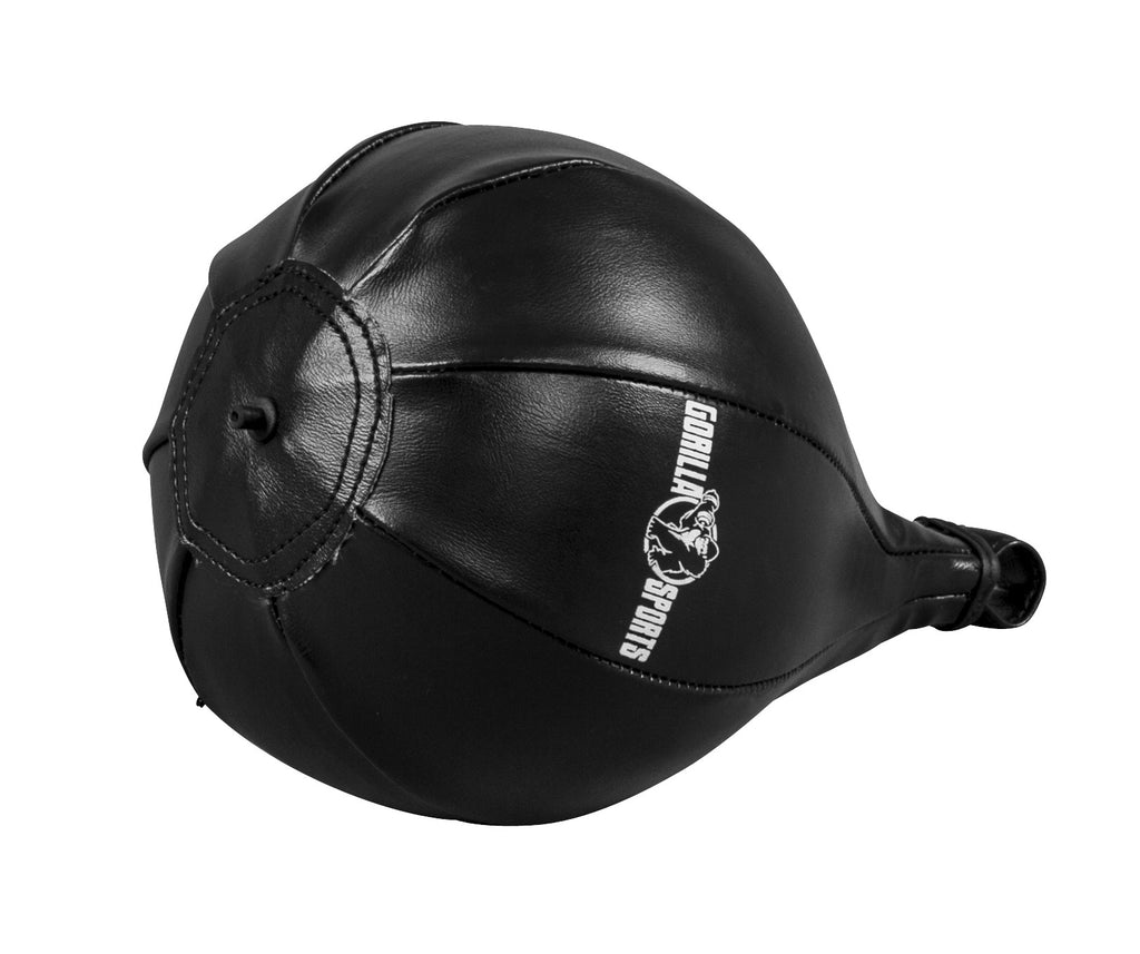 Päärynäpallo 18 x 25 cm, Musta, Nahka
