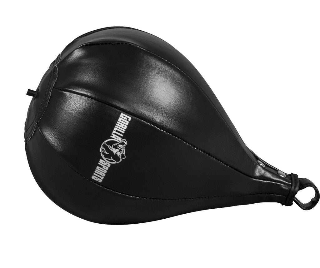 Päärynäpallo 18 x 25 cm, Musta, Nahka