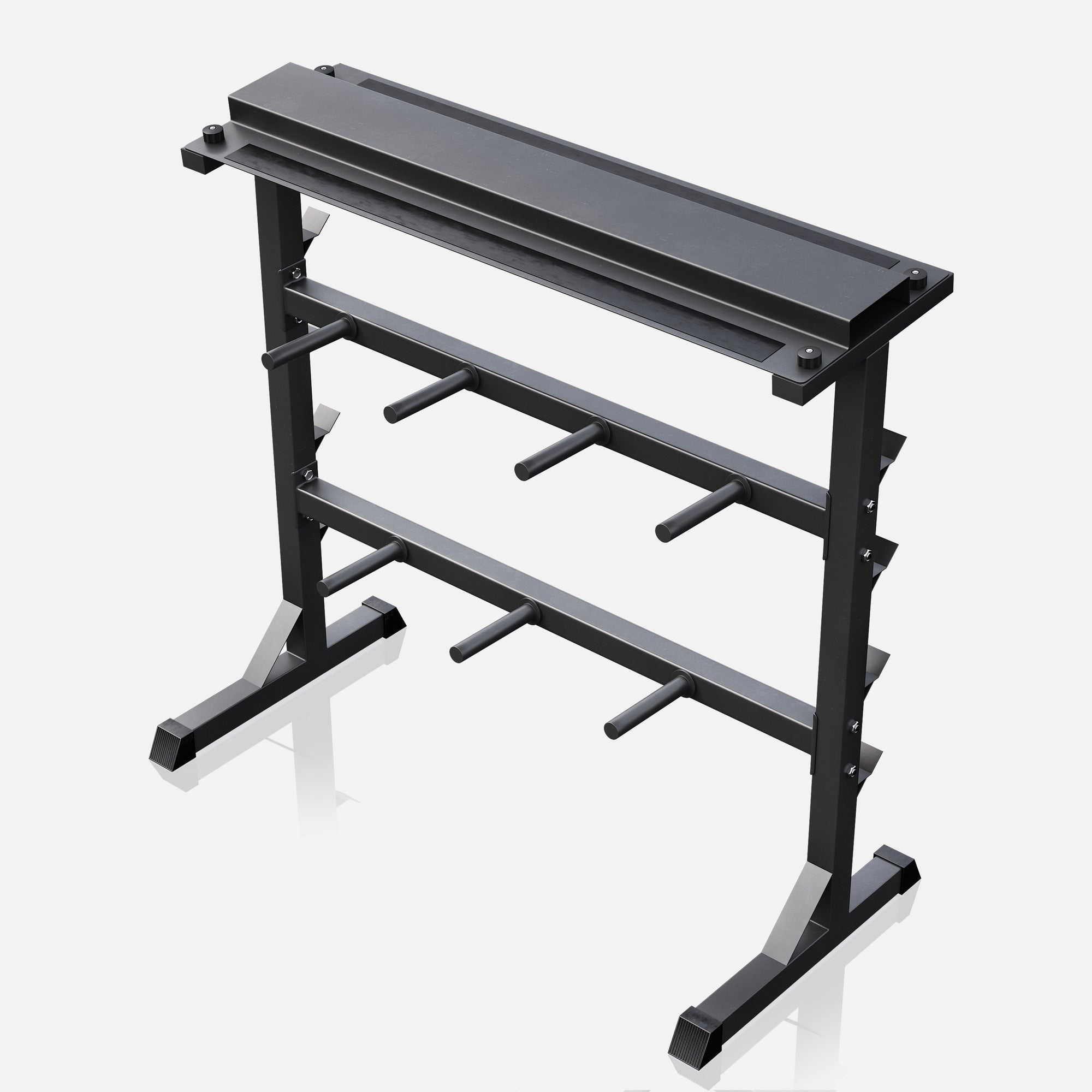 Painoteline, Levy- ja Käsipainoille sekä Levytangoille, Ø 30mm, 400kg, Musta