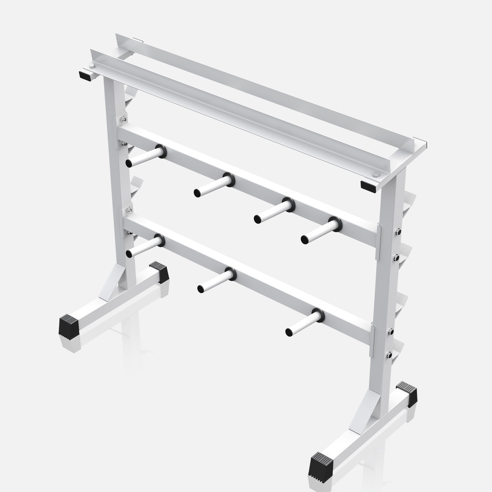 Painoteline, Levy- ja Käsipainoille sekä Levytangoille, Ø 30mm, 400kg, Valkoinen