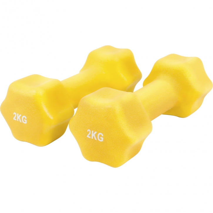Aerobic käsipainot hexagon 1-10kg