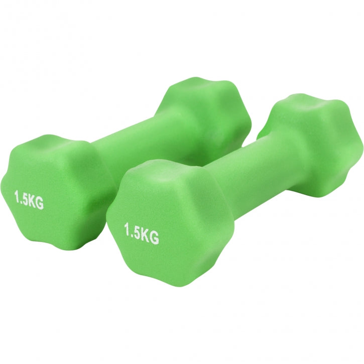 Aerobic käsipainot hexagon 1-10kg