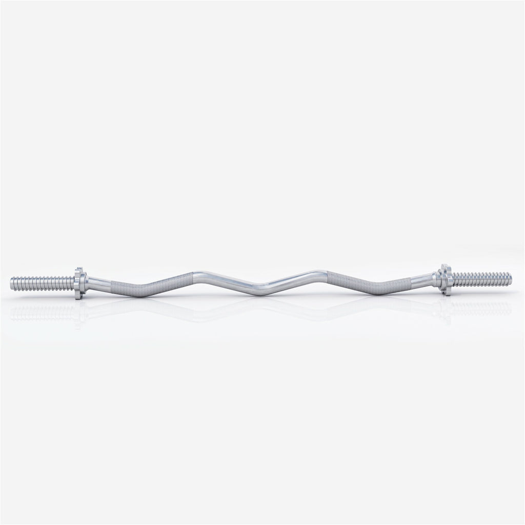 Hauistanko Kierrelukoilla EZ Kulmatanko 120cm, Ø 30mm, 8kg Kromi