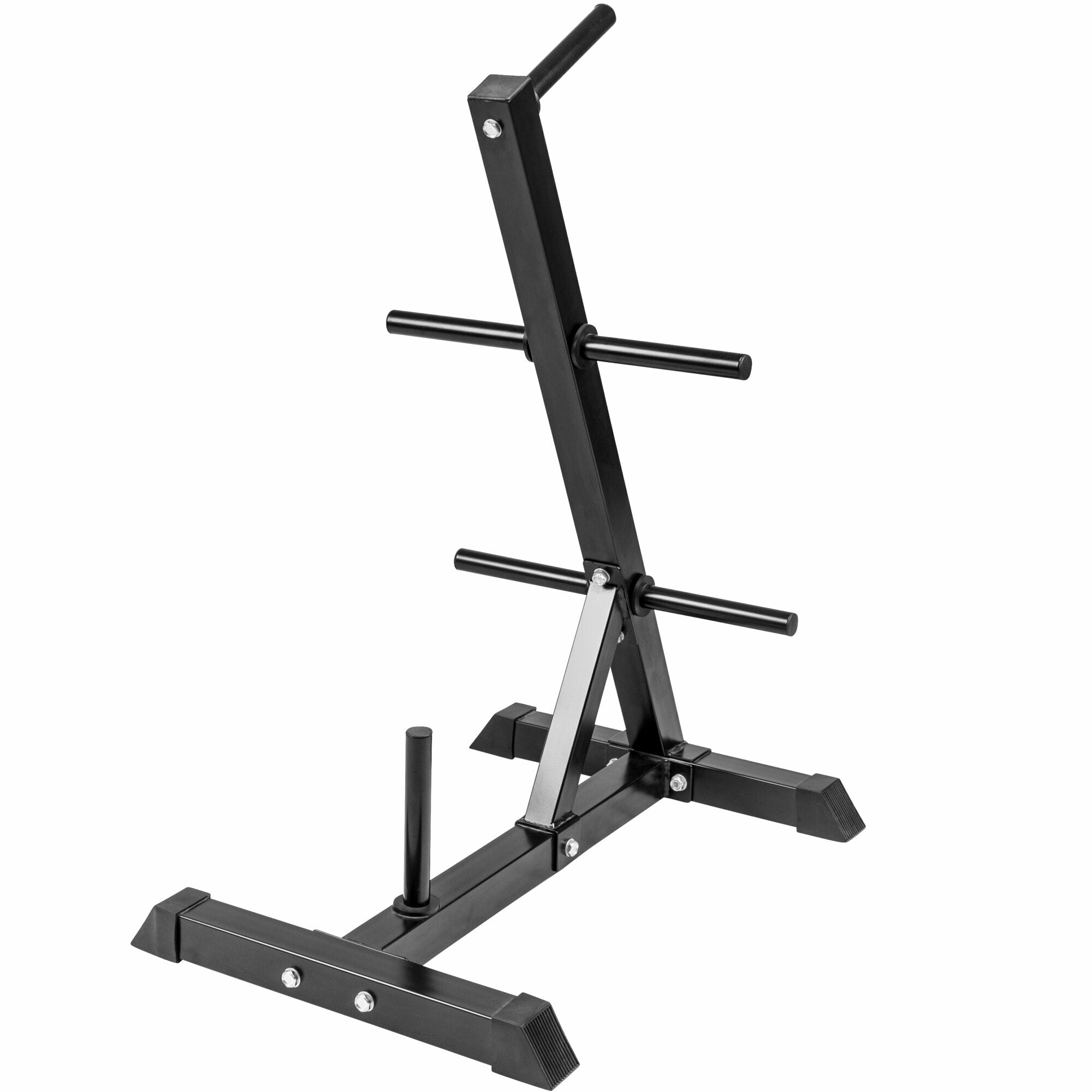 Levypainoteline, Ø 30mm, 200kg, Musta